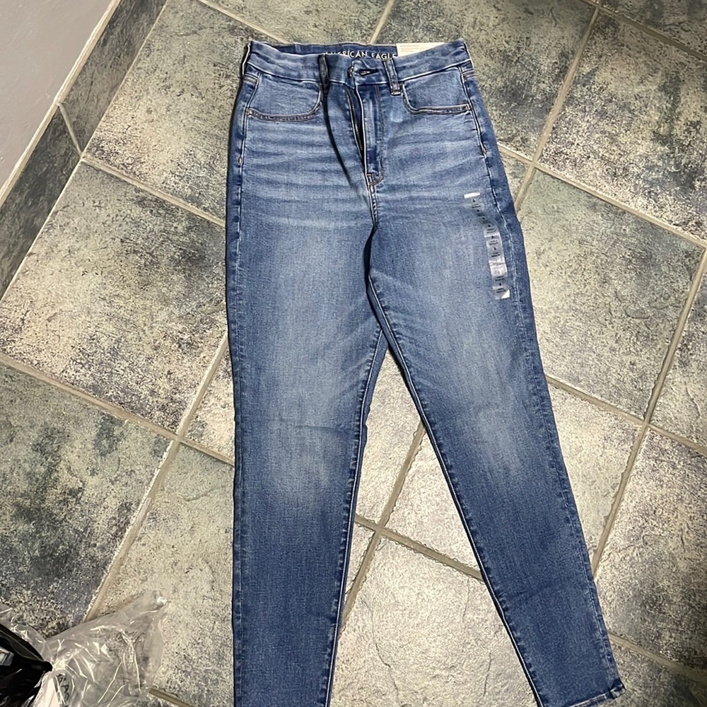 American Eagle curvy next level stretch, highest rise jegging